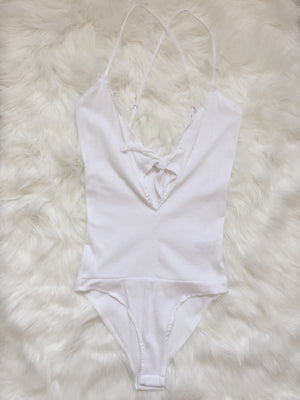 Sally Front Knot Bodysuit