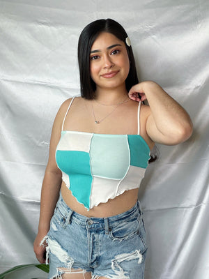 Sierra Top (Aqua Mint)