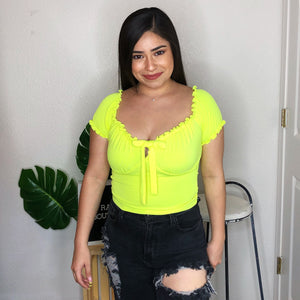 Please Me Top (Neon Yellow)