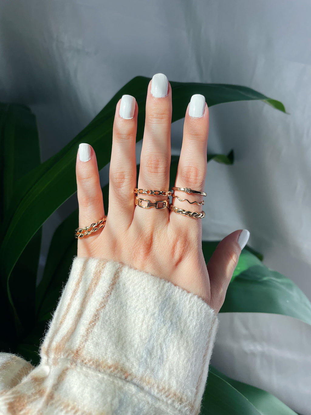 Marie Ring Set (Gold)