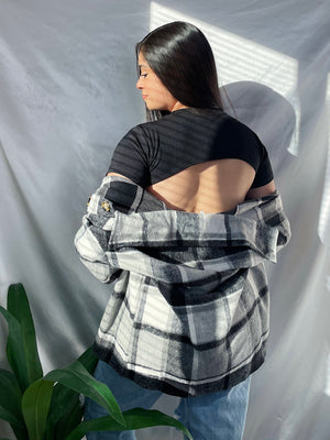 Bridget Flannel (Black & White)